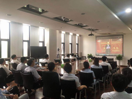 德彩网集团集中收听收看庆祝中国共产党成立100周年大会盛况