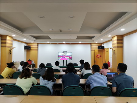 德彩网集团集中收听收看庆祝中国共产党成立100周年大会盛况