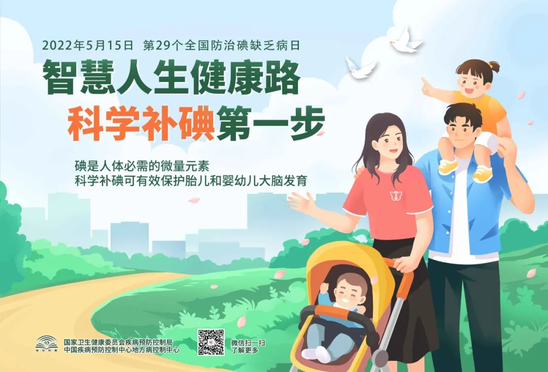 科普干货丨坚持“食盐加碘”，防治碘缺乏病！