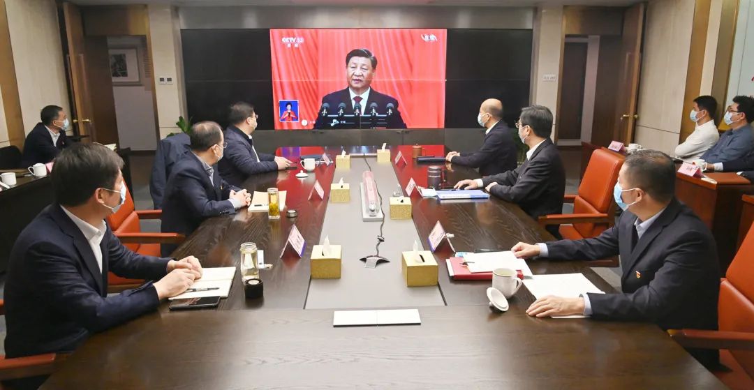 德彩网集团党委认真组织收听收看党的二十大开幕盛况